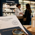 CQP dermo cosmétique : fiche de candidature au comptoir