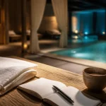Cure de remise en forme physique et psychologique : tisane et salle thermale, pour relâcher corps et mental