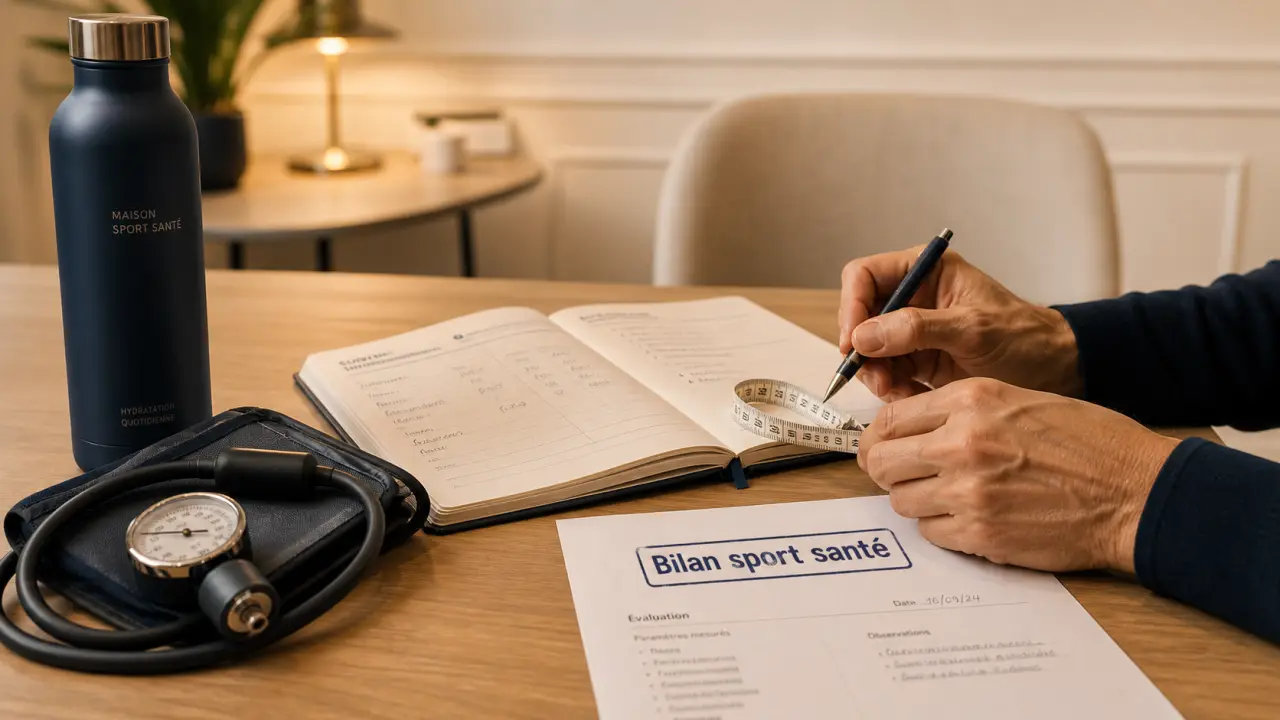 Mon bilan sport santé : carnet, tensiomètre et suivi pour le sport santé
