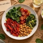 Aliments contre les rides du visage : légumes, yaourt, fruits et huile d’olive