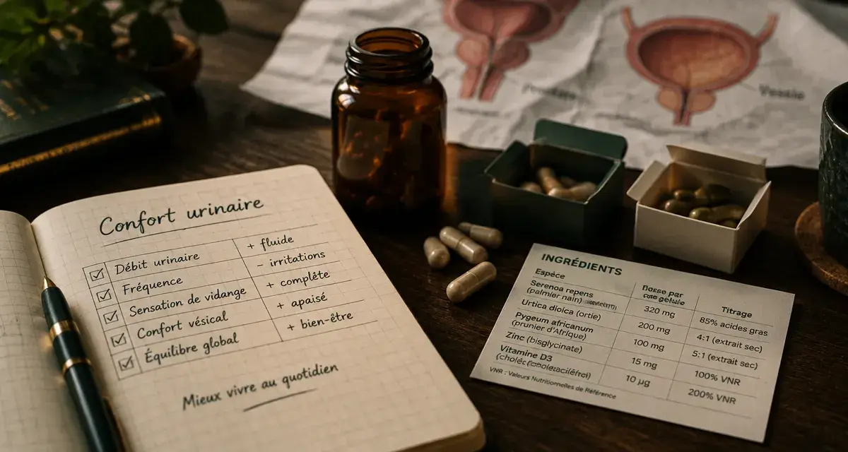 Compléments alimentaires prostate : étiquette et doses