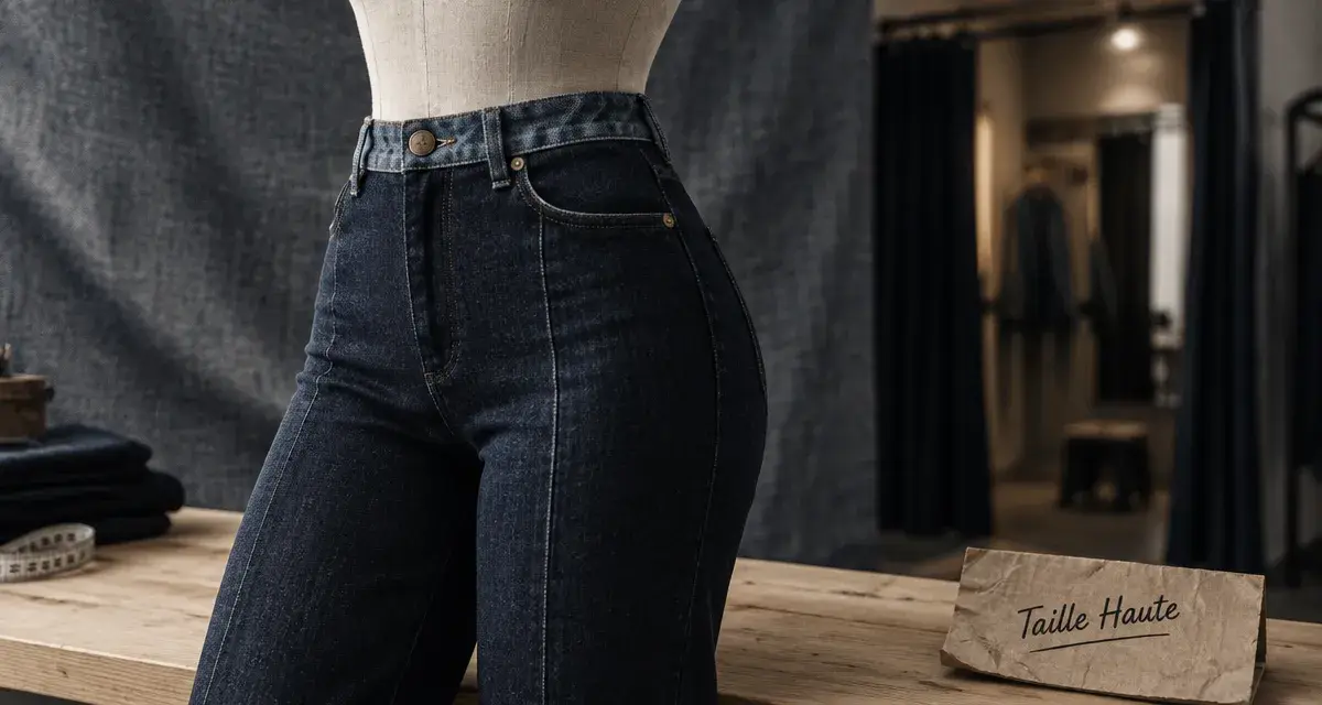 Quel jean pour femme ronde : jean taille haute droit ou évasé, silhouette harmonieuse