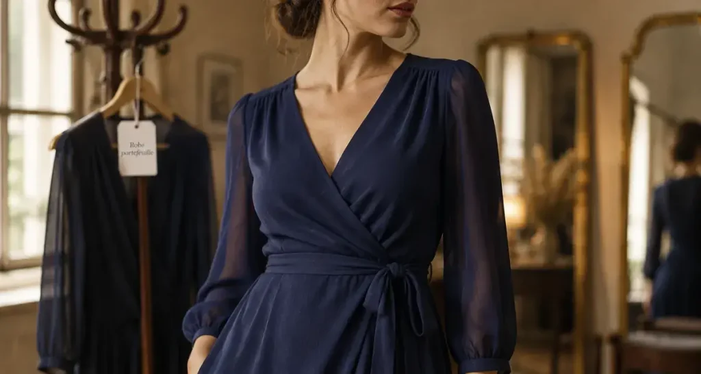 Une robe pour forte poitrine peut dessiner la taille sans comprimer le buste