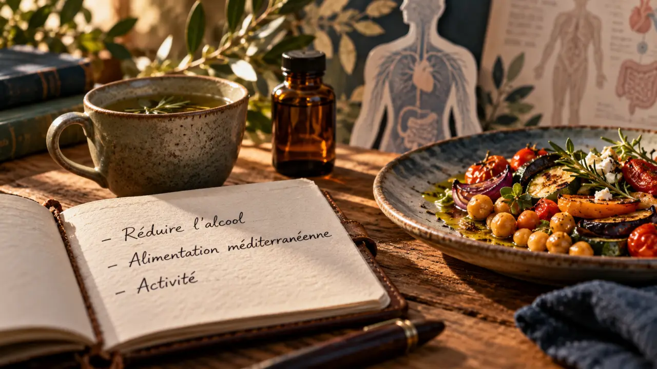 Soins pour le foie : gestes utiles, alcool et alimentation méditerranéenne